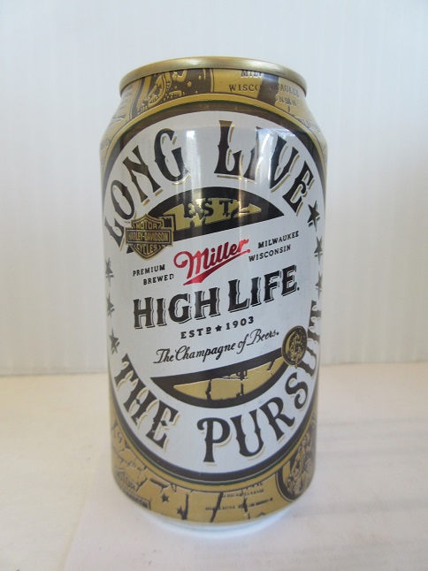 Miller High Life - Artist Series - Long Live The Pursuit - 12oz - Click Image to Close